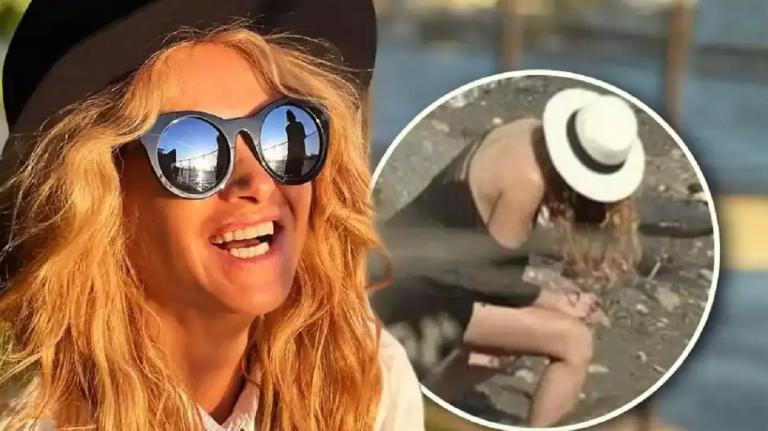 Paulina Rubio es captada haciendo “sus necesidades” en la vía pública