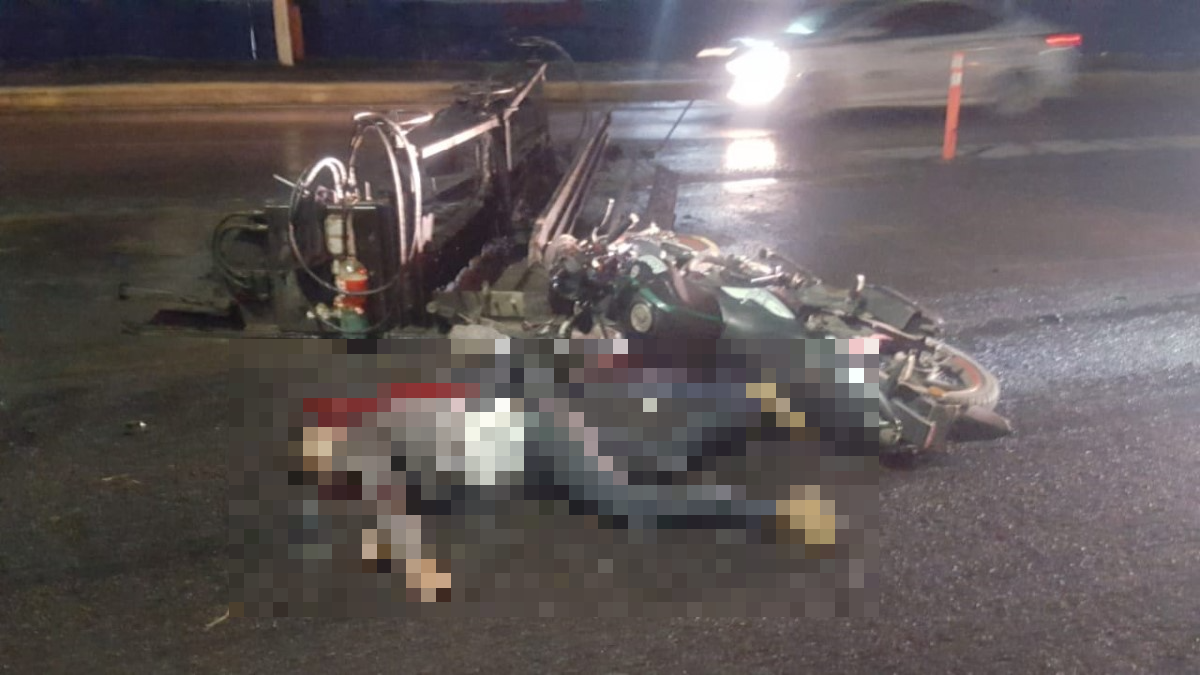 Motociclista muerto en el paso a desnivel portezuelo en managua