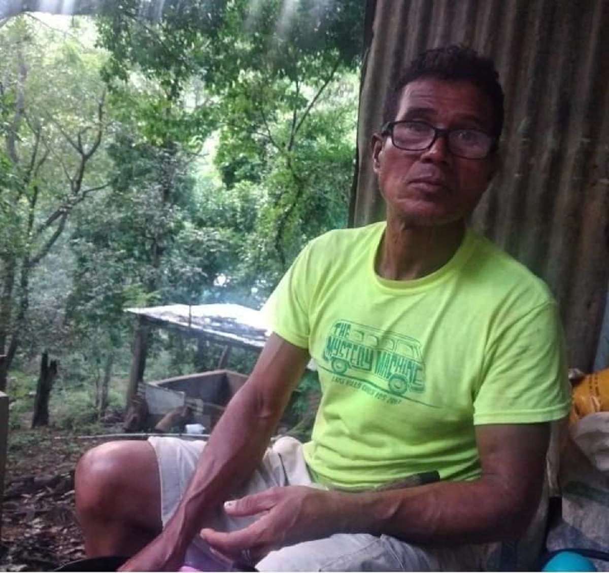 El pescador Héctor Luis Tenorio Merlo, de 48 años