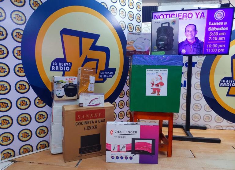 Inicia promoción del regalo navideño de La Nueva Radio YA y Cubas Eléctrica