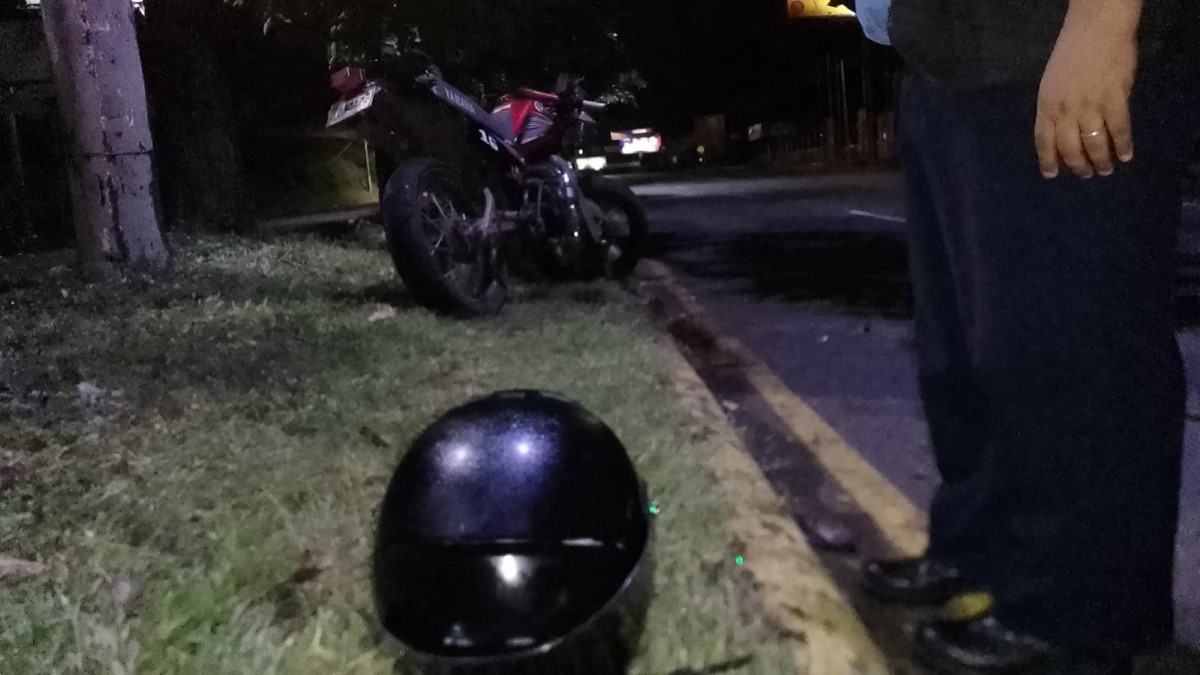 Otro motociclista falleció al accidentarse en el km 9 de la carretera a Masaya