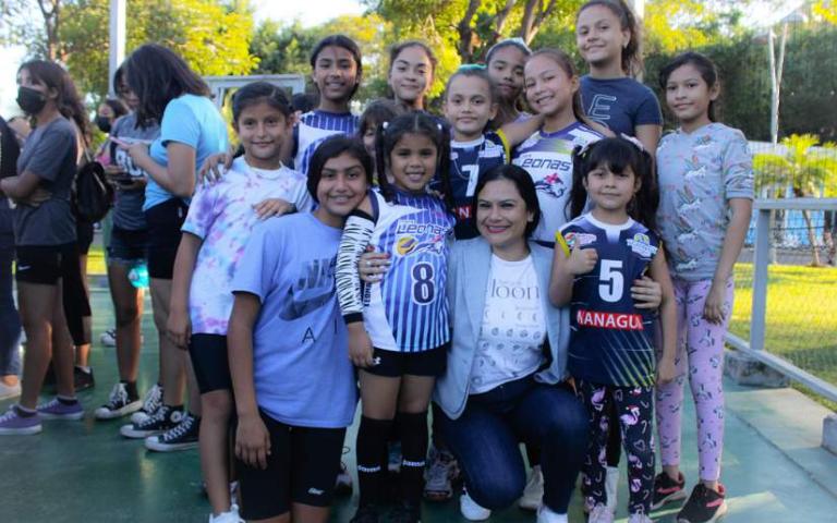 Inician practicas en la Academia de Voleibol de la Alcaldía de Managua