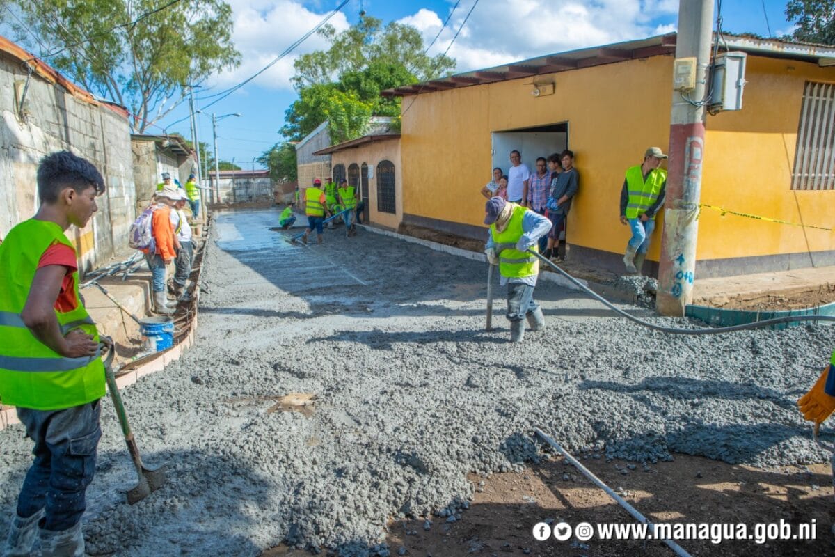 Alcaldia de managua lanza programa calles para el pueblo 2023