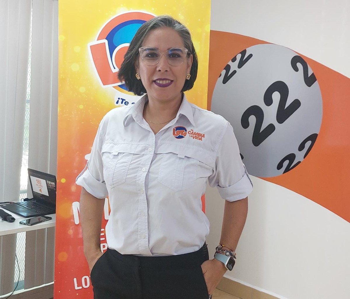 Claudia Gutiérrez, directora de Relaciones Públicas de Loto Nicaragua