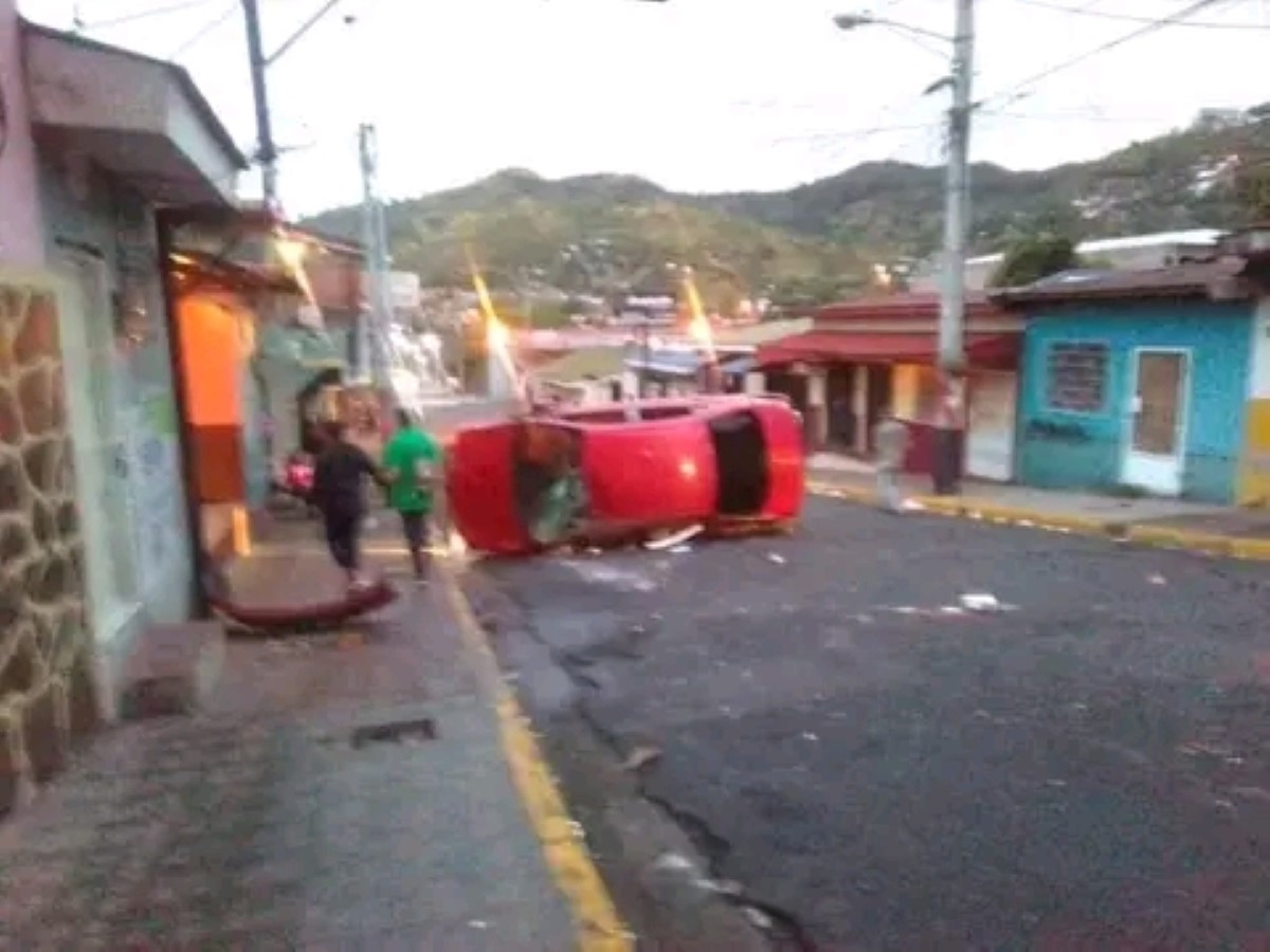 Así quedo el vehículo que atropelló mortalmente a Bladimir Antonio en Matagalpa