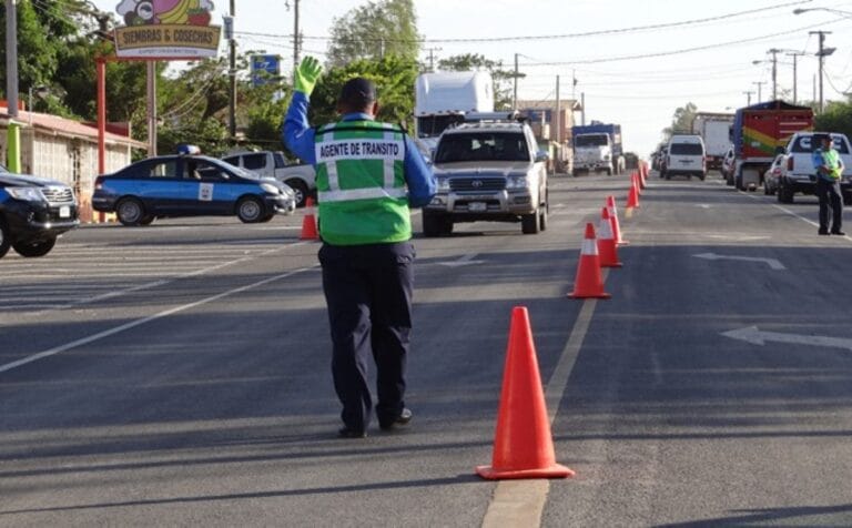 7,273 conductores fueron multados en Nicaragua