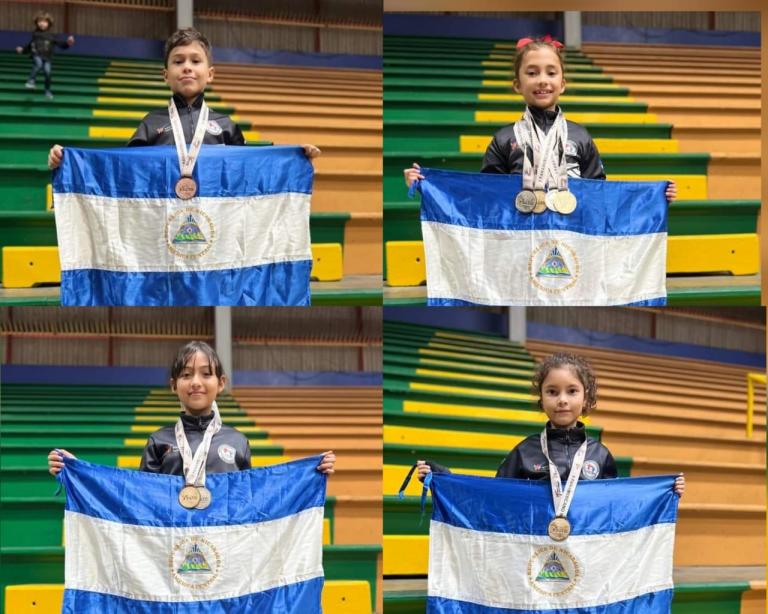 Atletas de Taekwondo dan las últimas medallas a Nicaragua en Panamericano Infantil