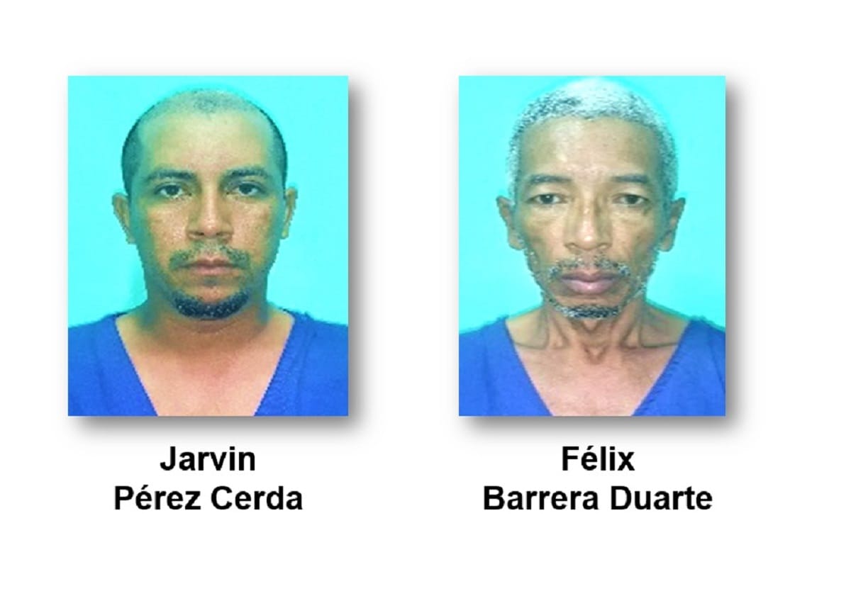 Jarvin José Pérez Cerda y Félix Alberto Barrera Duarte