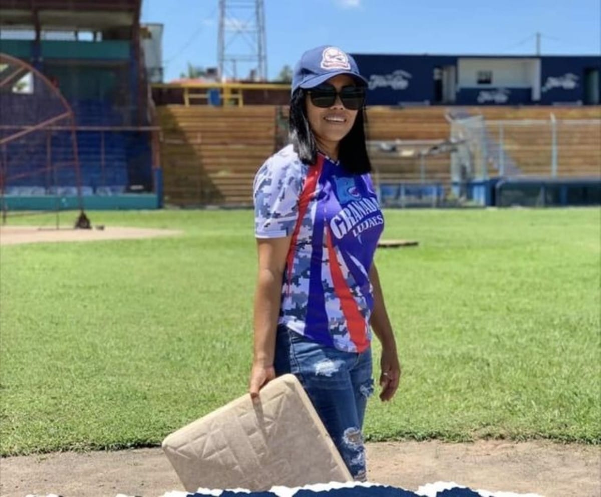 La cronista deportiva nicaragüense Claudia Rodríguez