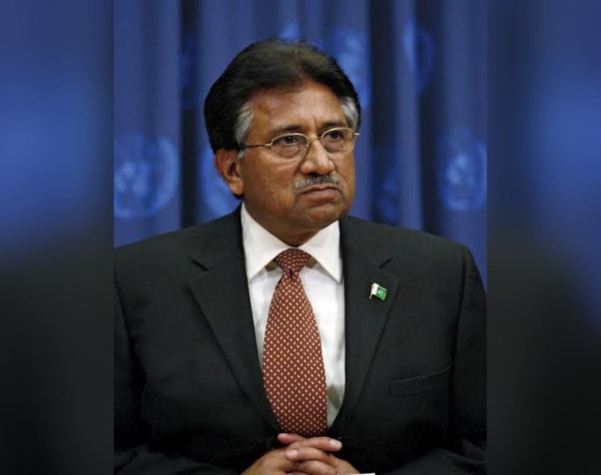 El ex presidente de Pakistán Pervez Musharraf