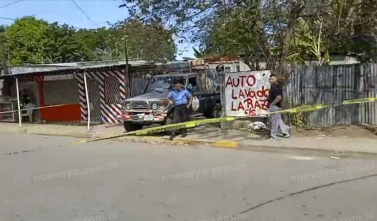 El suceso ocurrió del mercadito municipal seis cuadras abajo, en el sector de Las Palmeras, donde tenía un negocio de auto lavado