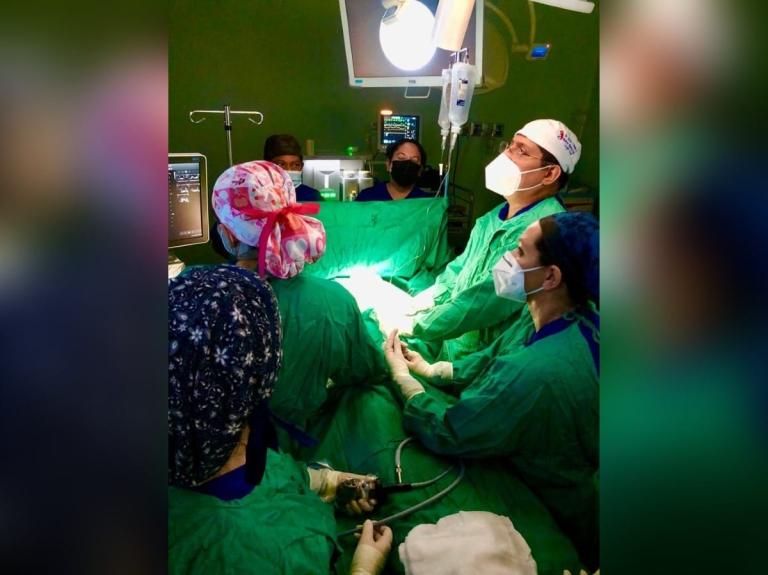 Hospital Bertha Calderón de Nicaragua estrena quirófano con dos cirugías fetales