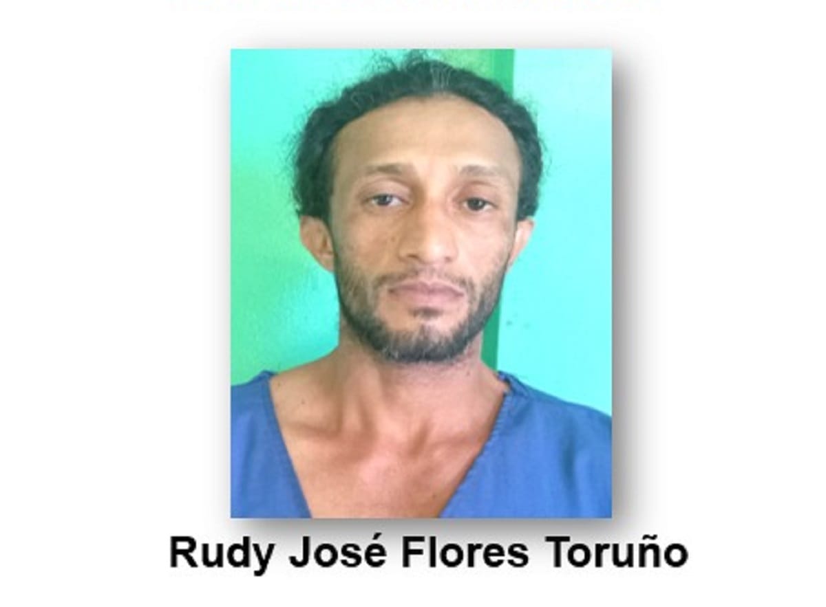 Rudy José Flores Toruño, de 37 años