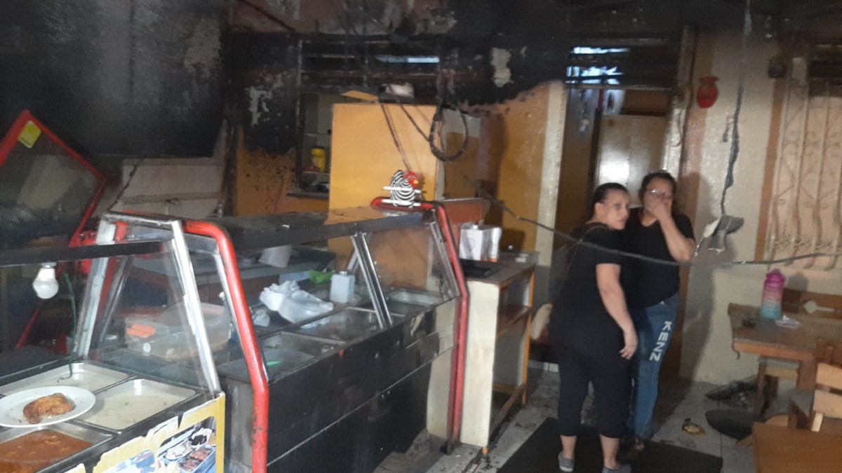 El incendio en el comedor capítalino ocurrió el pasado sábado