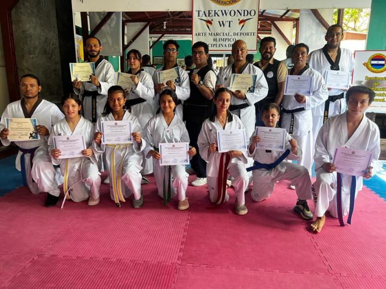 Federación de Taekwondo de Nicaragua capacita a profesores en Matagalpa
