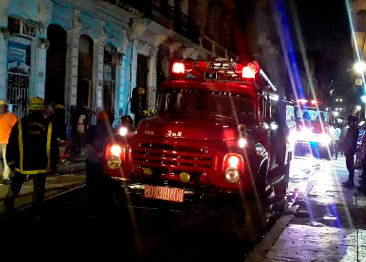 7 muertos por incendio en La Habana