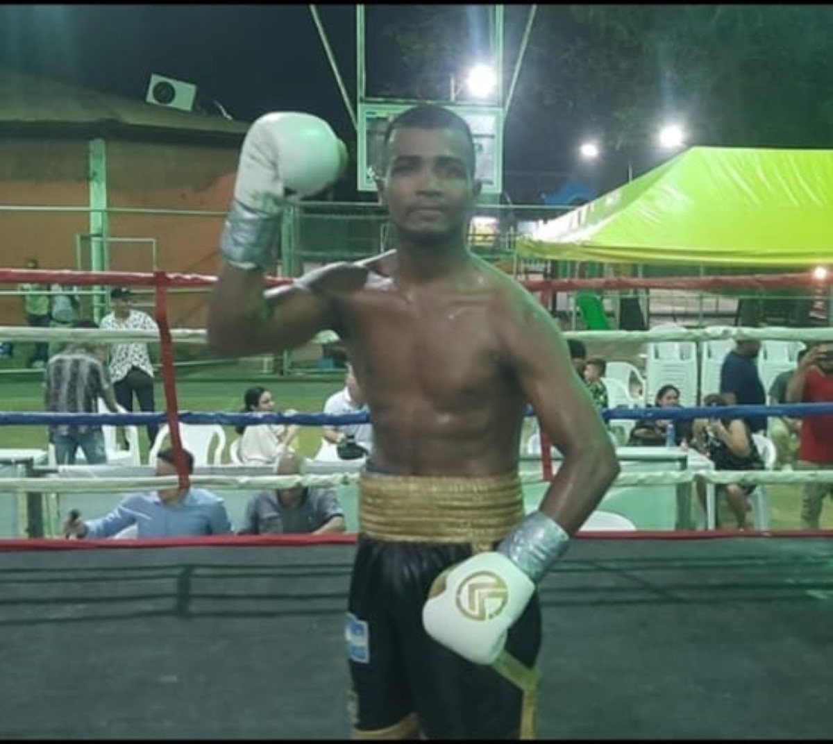 El boxeador nicaragüense Moisés García