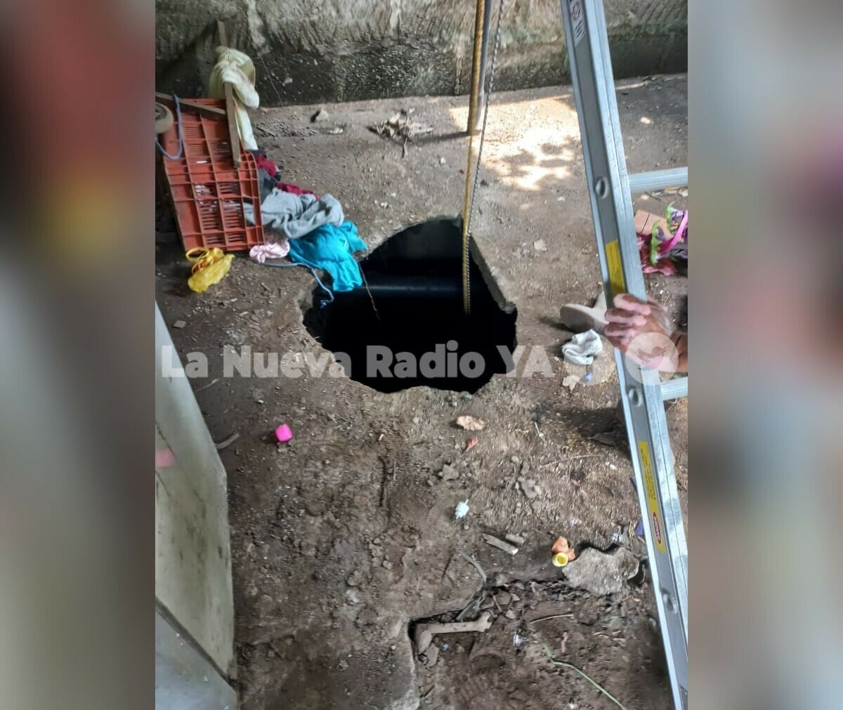 Un hombre falleció al caer en este sumidero en desuso en La Concha