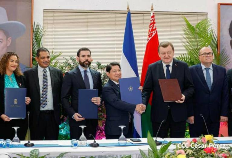 Nicaragua y Belarús firman acuerdos de cooperación