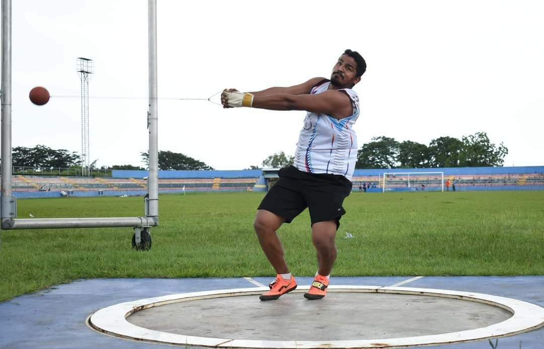 El atleta nicaragüense Carlos Arteaga