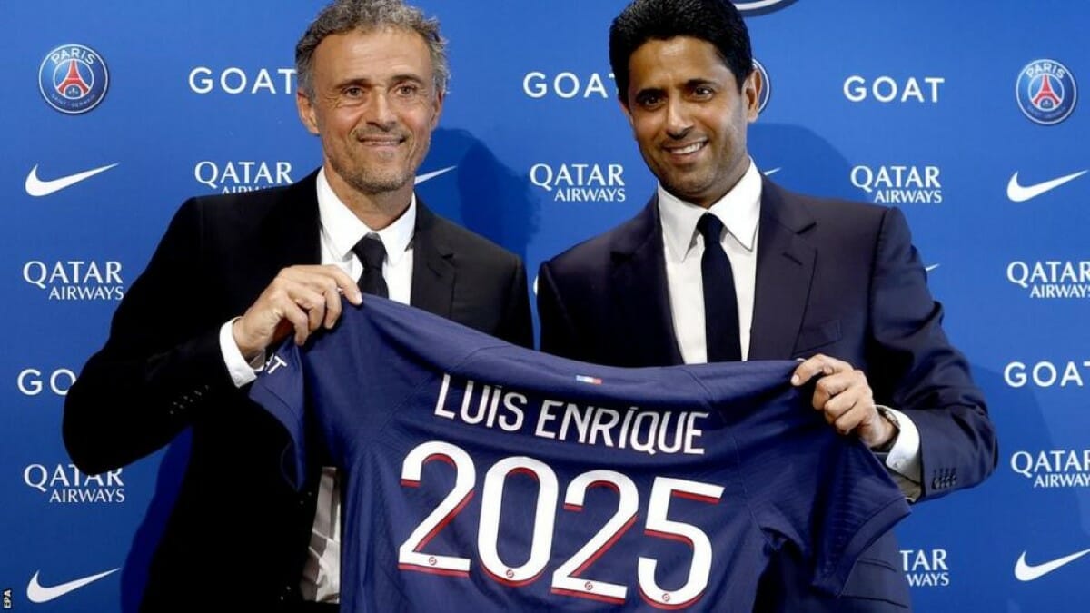 El entrenador Luis Enrique es el nuevo director técnico del Paris Saint Germain