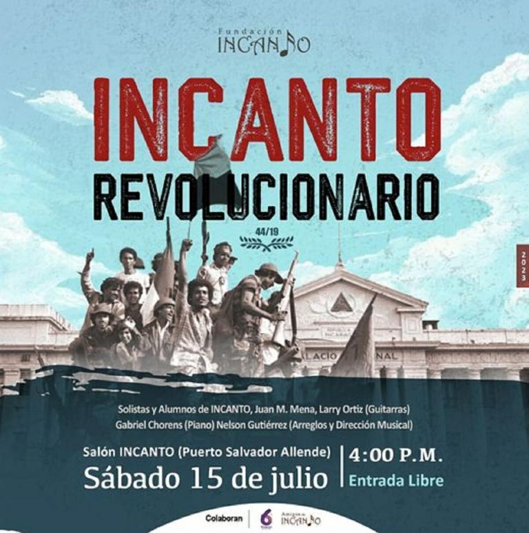 Este sábado es concierto lírico “Incanto Revolucionario”