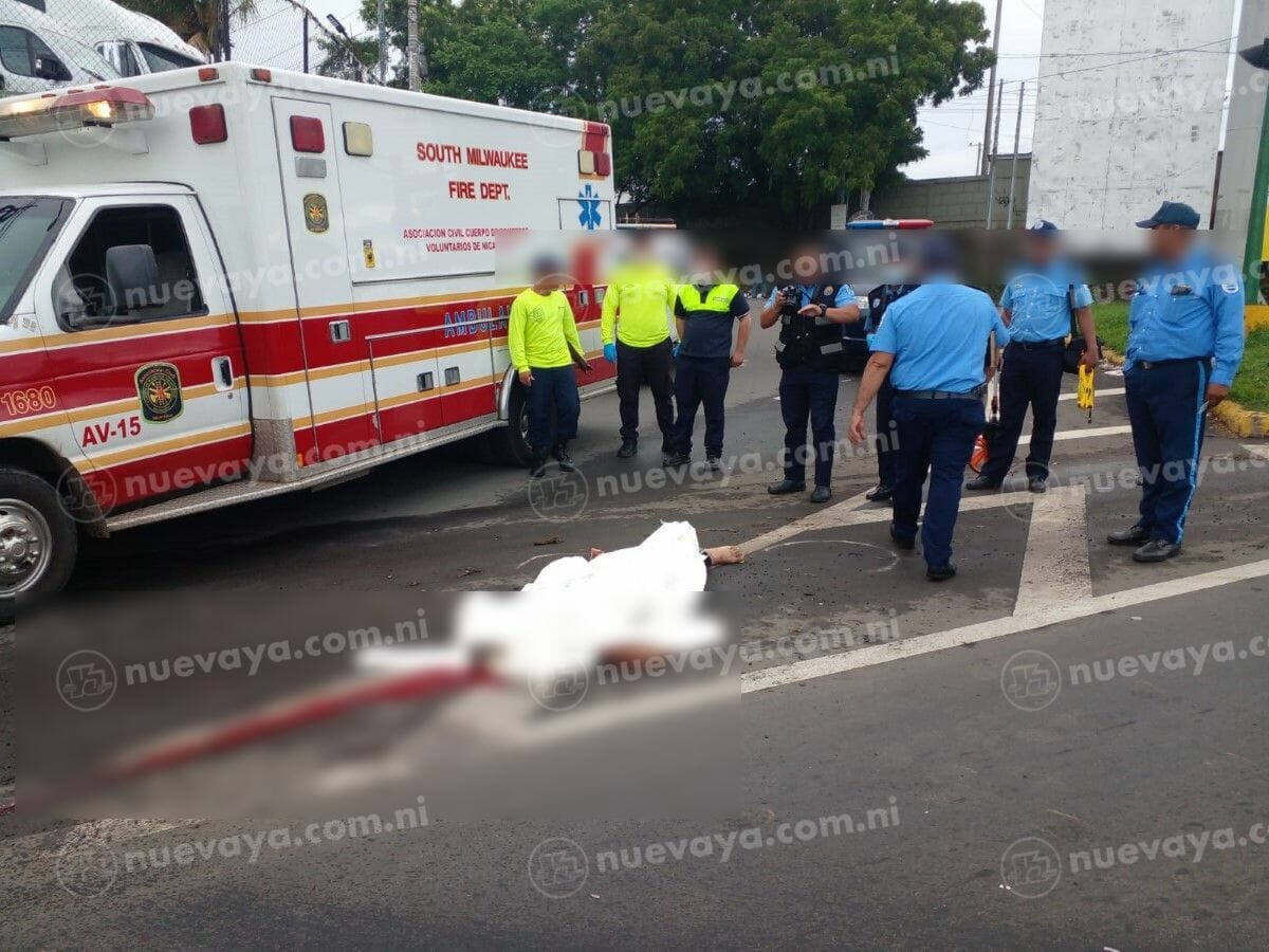 Un motociclista de 58 años murió este domingo en carretera a Masaya