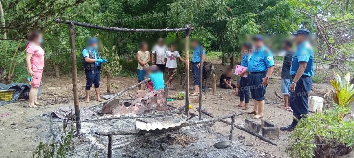 Una niña de 3 años murió al incendiarse su humilde vivienda en Chinandega, Nicaragua