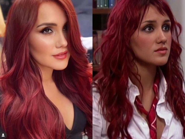 Dulce María volvió a su look pelirojo por su gira con RBD