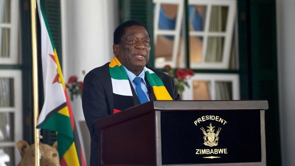 Emmerson Mnangagwa Presidente de Zimbabue