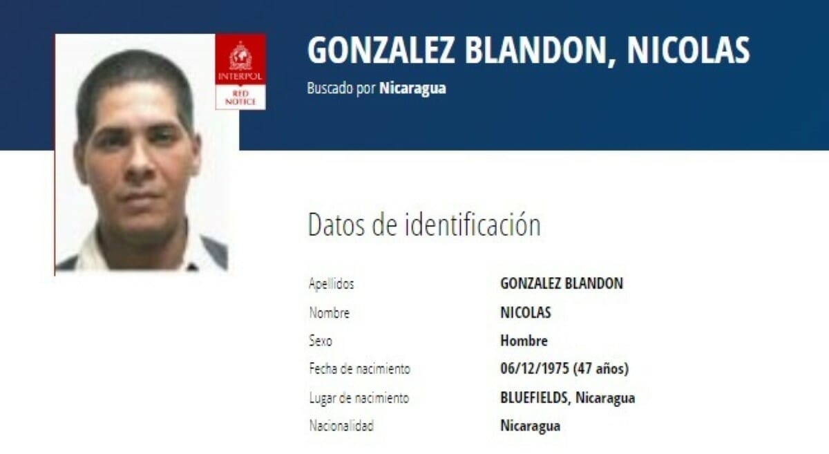 Nicolás González Blandón, de 47 años