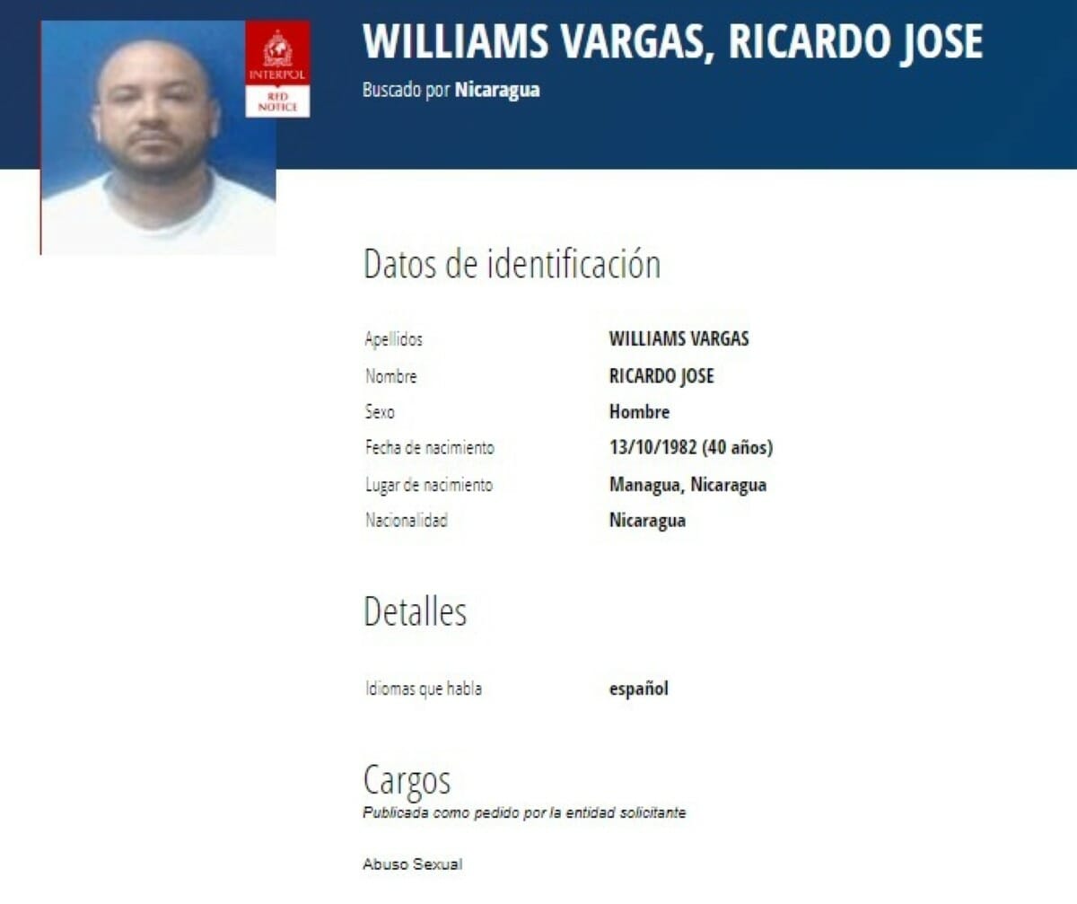 Ricardo José William Vargas, de 40 años