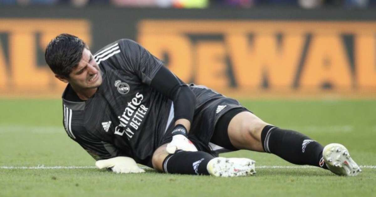 Thibaut Courtois se rompió el ligamento cruzado anterior de la rodilla izquierda en un entrenamiento.