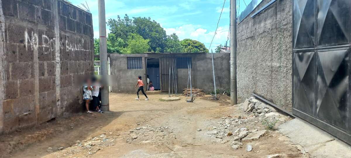 En esta casa vivia el hoy occiso Danilo Javier Ruiz