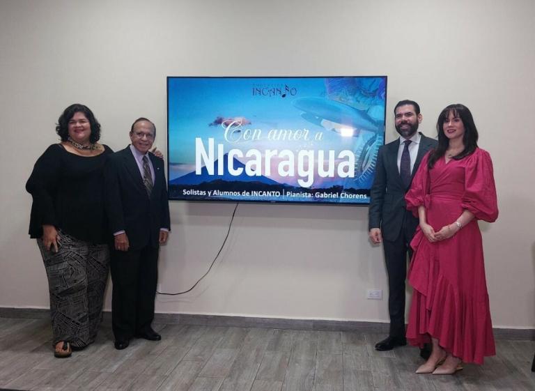 Fundación INCANTO anuncia Concierto Con Amor a Nicaragua, en celebración de las Fiestas Patrias