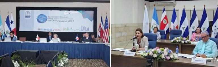 Presidenta de la CSJ valoró de positiva reunión del CJCC celebrada en Panamá