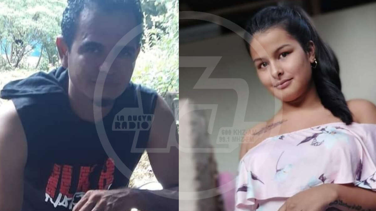 Milton Robleto Espinales y Arelys Blandón Salinas murieron en un accidente de motocicleta