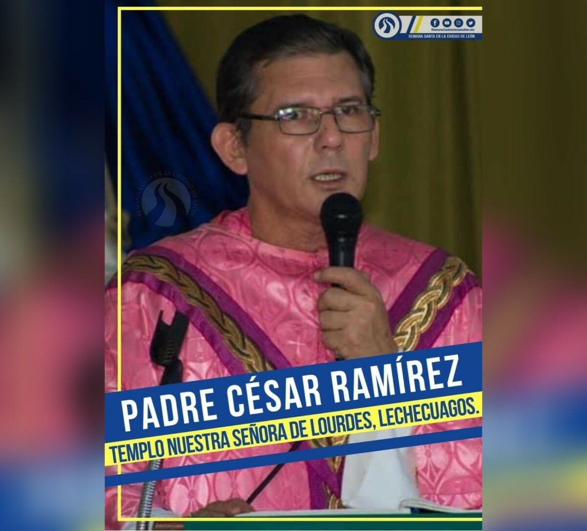 El sacerdote Cesar Ramírez