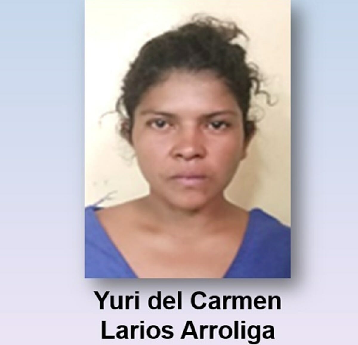 Yuri del Carmen Larios Arróliga, de 31 años 