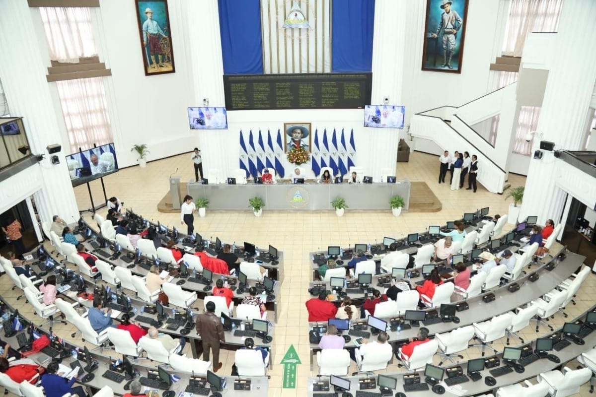 Plenario de la Asamblea Nacional de Nicaragua