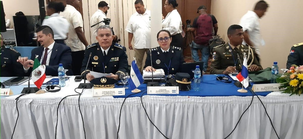 Delegación de la Policía Nacional de Nicaragua en la XXVIII Sesión Ordinaria de la Comisión de Jefes y Directores de Policía