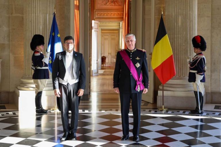 Nuevo embajador de Nicaragua en Bélgica presenta cartas credenciales al Rey Felipe