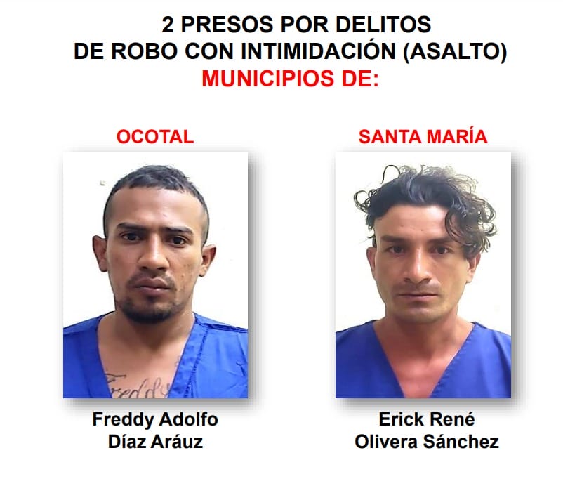 Freddy Adolfo Díaz Aráuz y Erick René Olivera Sánchez