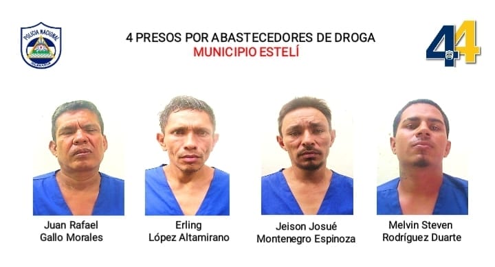  Juan Rafael Gallo Morales, Erling López Altamirano, Jeison Josué Montenegro Espinoza y Melvin Steven Rodríguez Duarte