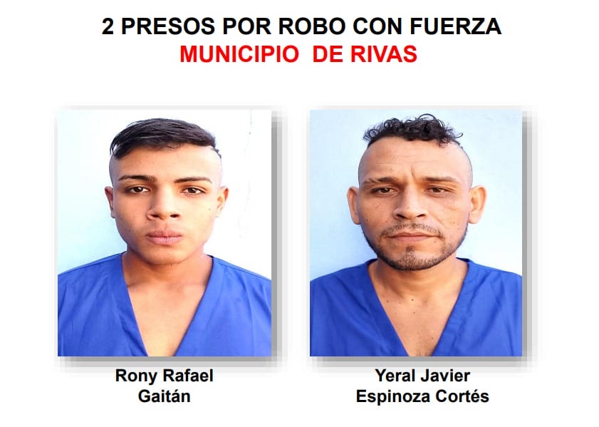 Rony Rafael Gaitán y Yeral Javier Espinoza Cortés