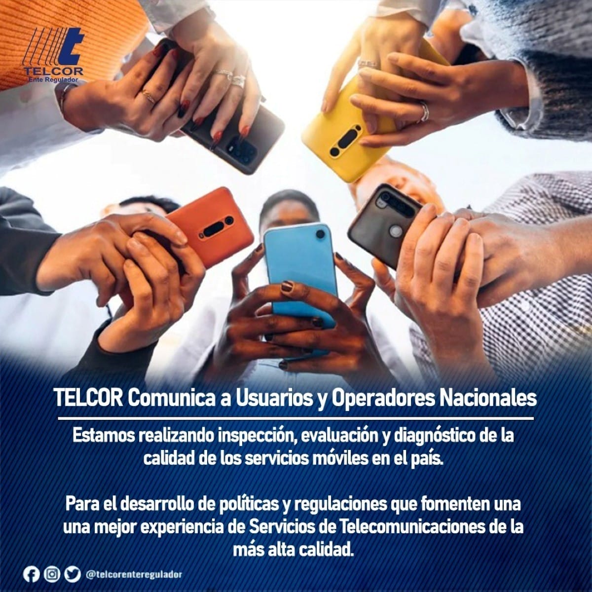 TELCOR en inspecciones calidad de servicios móviles en Nicaragua
