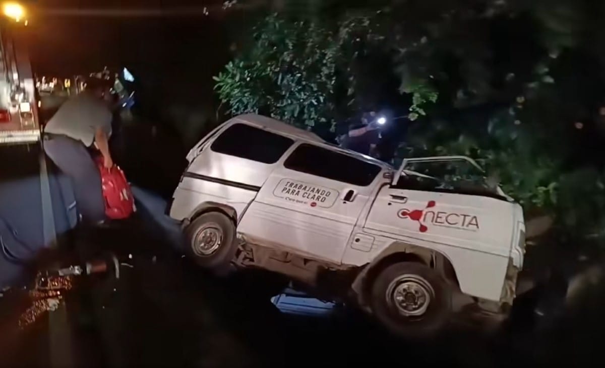 El accidente ocurrió en el kilómetro 24 de la carretera hacia Veracruz