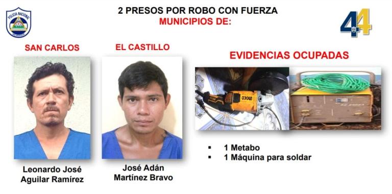 Autoridades policiales de Río San Juan meten presos a varios sujetos peligrosos