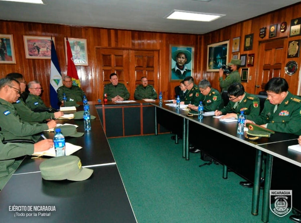 Ejército de Nicaragua recibió visita de delegación del Ejército Popular de Liberación de China