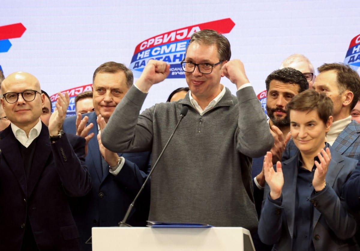 El presidente serbio Aleksandar Vučić ganó las elecciones del pasado domingo 17 de diciembre